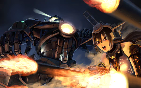 Nagato (Kancolle) Anime Kantai Collection HD Desktop Wallpaper | Background Image