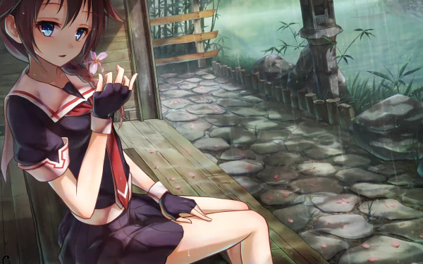 Shigure (Kancolle) Anime Kantai Collection HD Desktop Wallpaper | Background Image