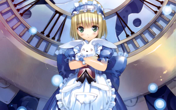 White Rabbit (Alice in Wonderland) Alice (Alice in Wonderland) Anime Alice In Wonderland HD Desktop Wallpaper | Background Image
