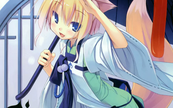 Shiratama Kitsune Anime Original HD Desktop Wallpaper | Background Image