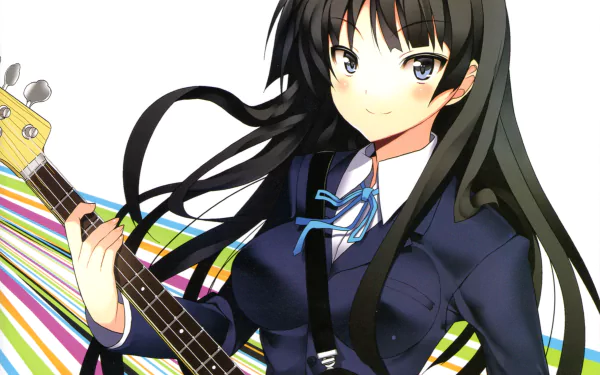 Mio Akiyama Anime K-ON! HD Desktop Wallpaper | Background Image