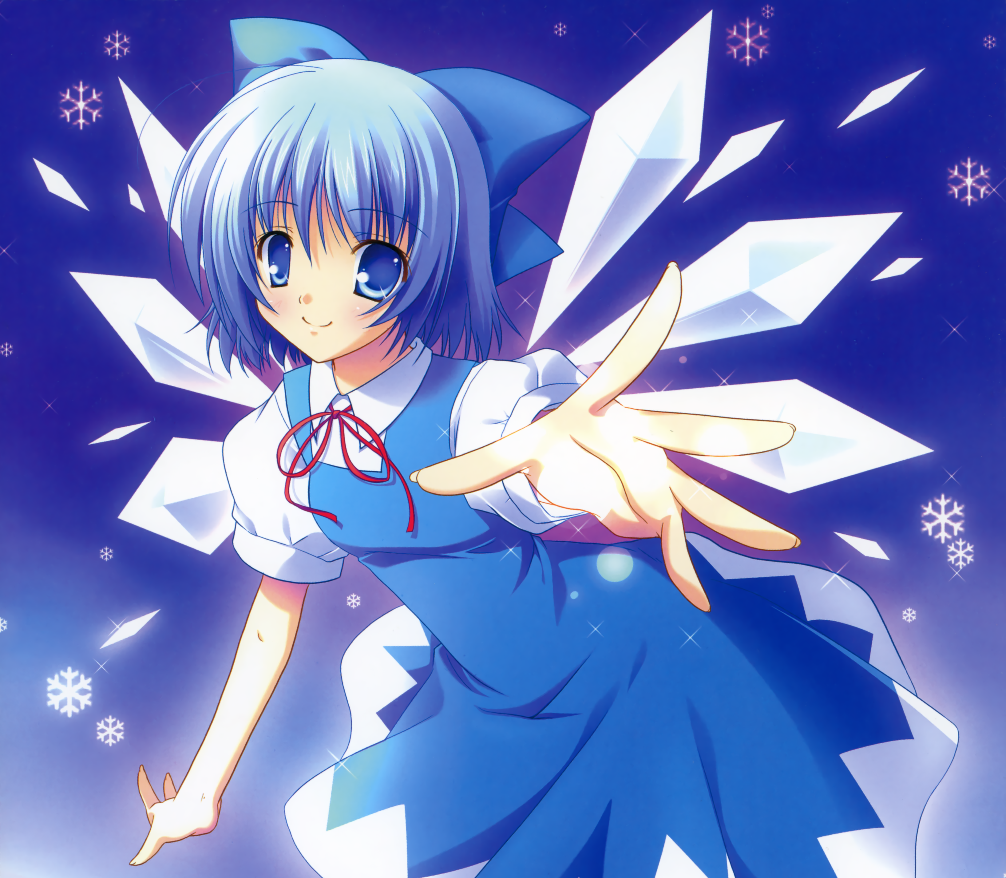 Toho animation. Cirno Тохо. Ледяная Фея cirno. Touhou cirno Sad. Cirno Chibi.