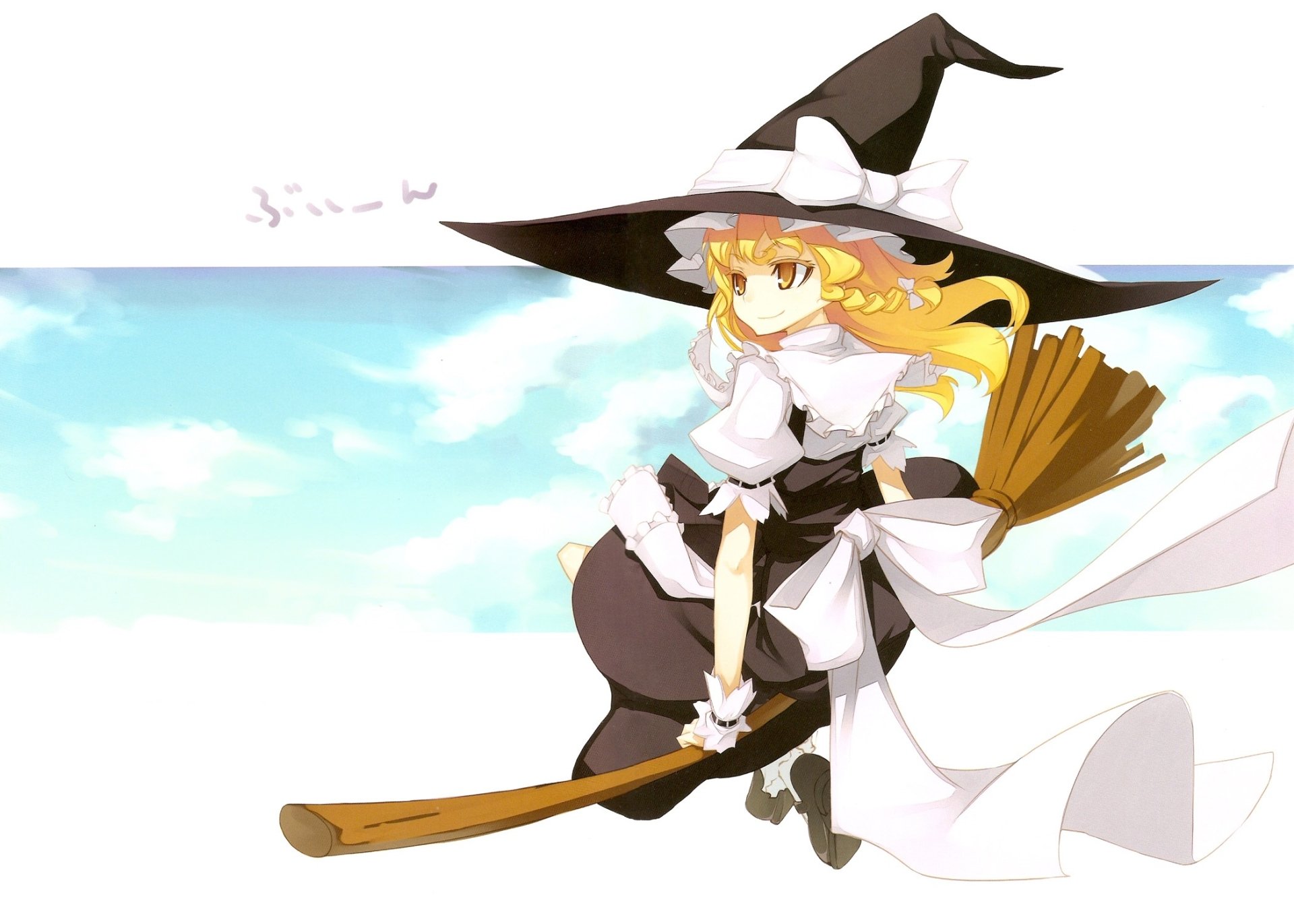 Download Marisa Kirisame Anime Touhou HD Wallpaper by Shingo (Missing Link)