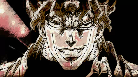 Dio Brando Anime Jojo's Bizarre Adventure HD Desktop Wallpaper | Background Image