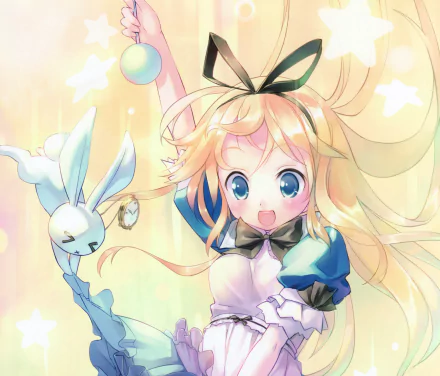 White Rabbit (Alice in Wonderland) Alice (Alice in Wonderland) Anime Alice In Wonderland HD Desktop Wallpaper | Background Image