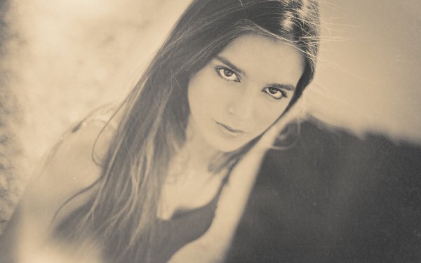 Women Mood Face Black & White Retro Vintage HD Wallpaper | Background Image