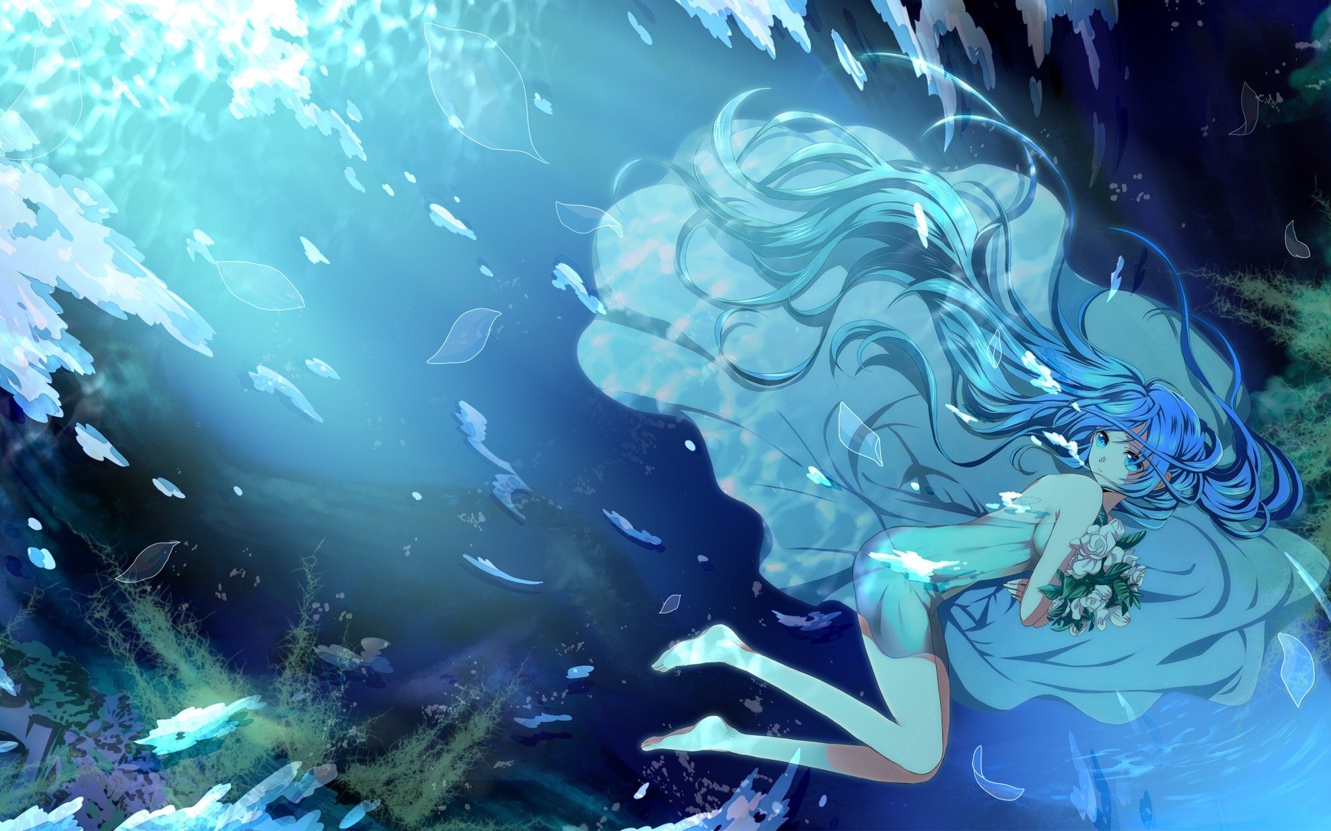 Download Hatsune Miku Anime Vocaloid HD Wallpaper