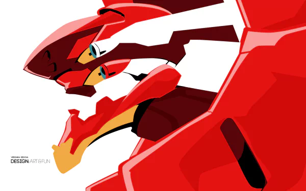 Evangelion Unit-02 Anime Neon Genesis Evangelion HD Desktop Wallpaper | Background Image