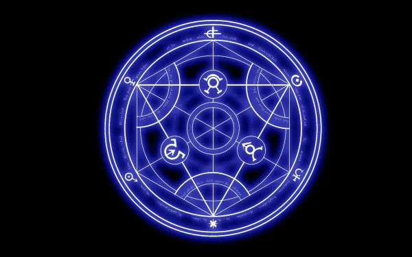 Anime Fullmetal Alchemist arcane circle HD Desktop Wallpaper | Background Image