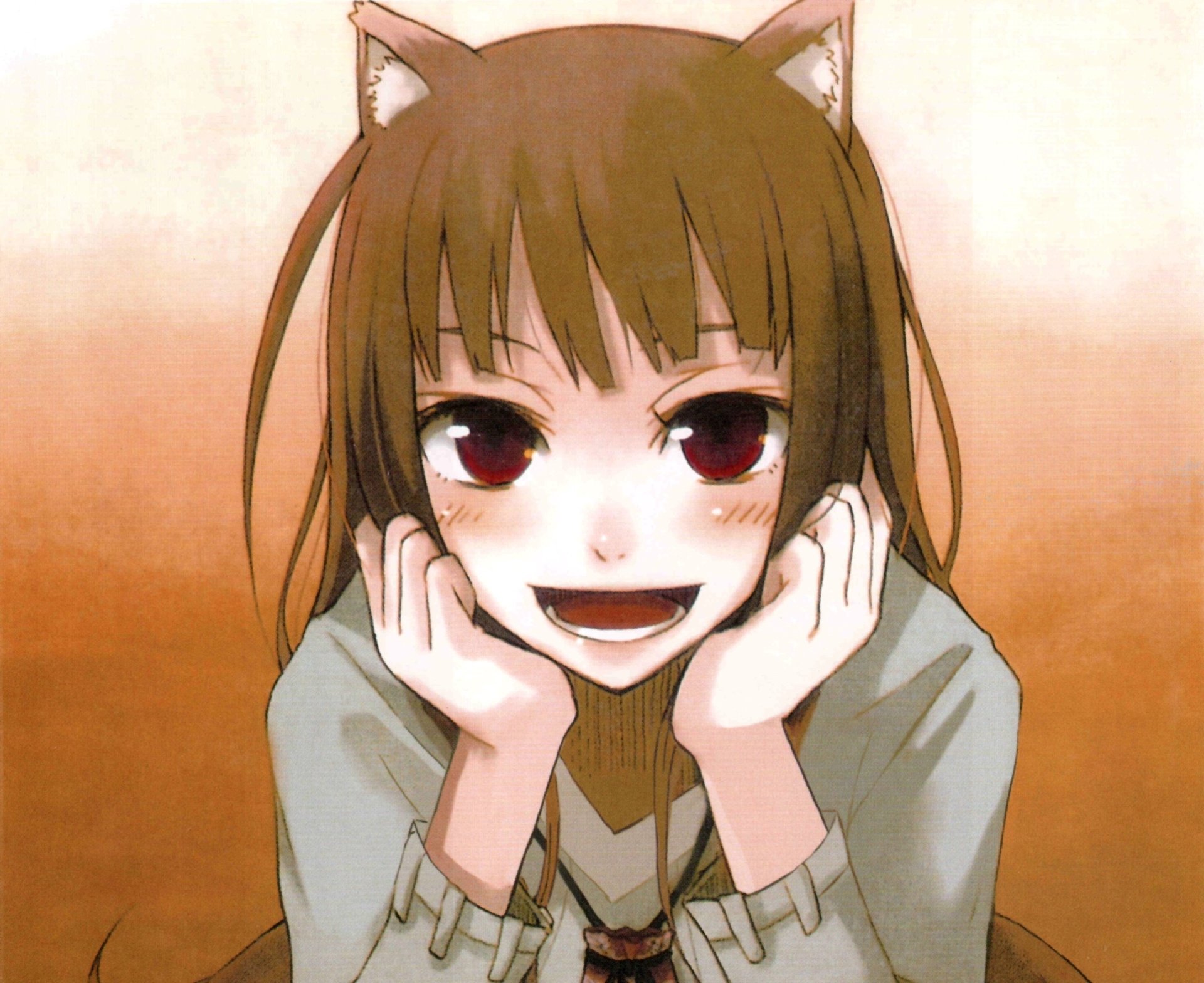 Download Holo (Spice & Wolf) Anime Spice And Wolf HD Wallpaper by Koume Keito