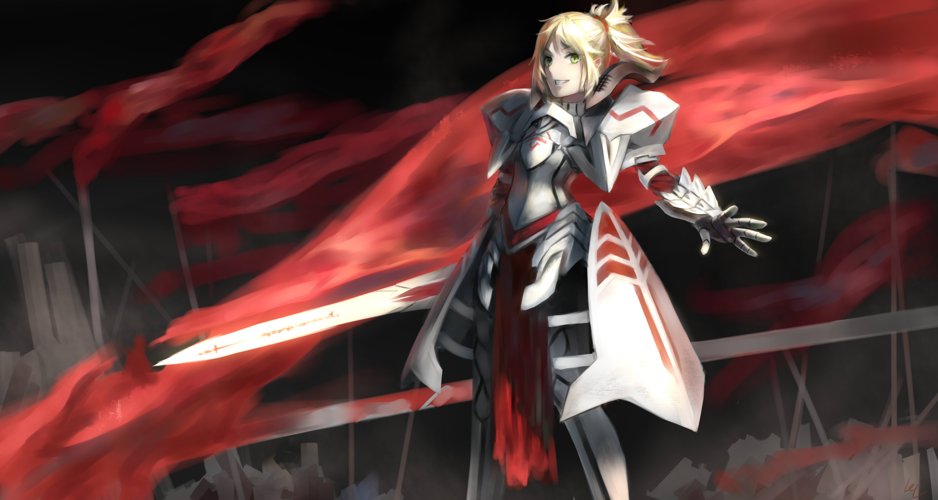 Download Saber (Fate Series) Anime Fate/Apocrypha HD Wallpaper