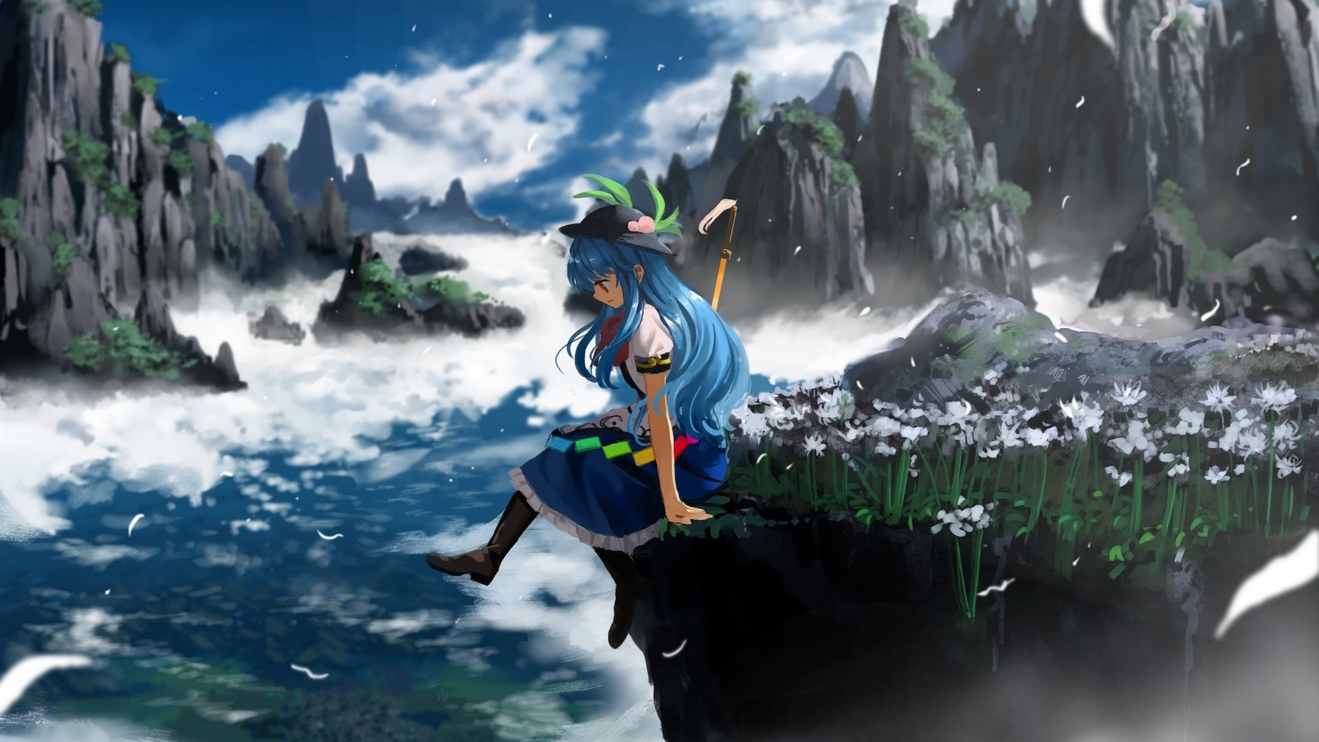 Download Tenshi Hinanawi Anime Touhou Wallpaper