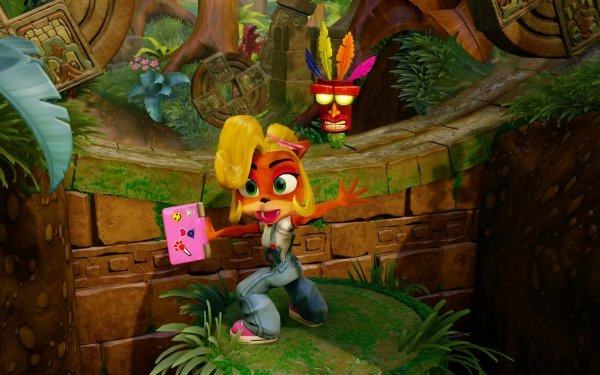 Video Game Crash Bandicoot N. Sane Trilogy Coco Bandicoot Aku Aku HD Wallpaper | Background Image