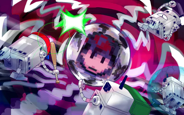  Earthbound final battle by 朝餉