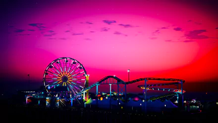 pink roller coaster video game Grand Theft Auto V HD Desktop Wallpaper | Background Image