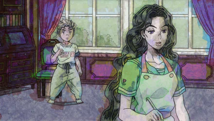 Yukako Yamagishi Koichi Hirose Anime Jojo's Bizarre Adventure HD Desktop Wallpaper | Background Image