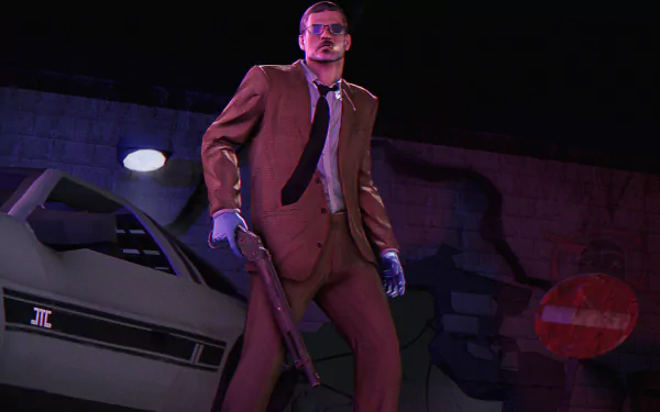 neon Dallas (Payday) video game Payday 2 HD Desktop Wallpaper | Background Image