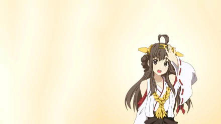 Kongou (Kancolle) Anime Kantai Collection HD Desktop Wallpaper | Background Image