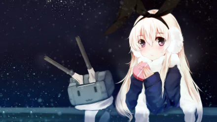 Rensouhou-chan Shimakaze (Kancolle) Anime Kantai Collection HD Desktop Wallpaper | Background Image