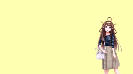 Kongou (Kancolle) Anime Kantai Collection HD Desktop Wallpaper | Background Image