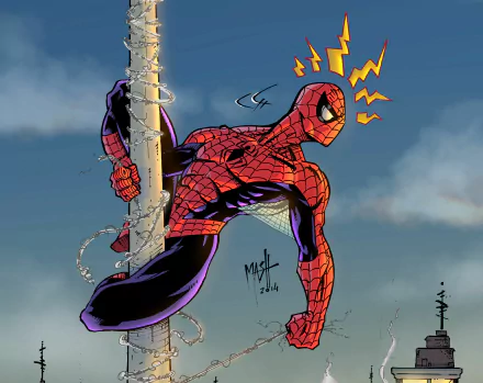 Comic spider man HD Desktop Wallpaper | Background Image