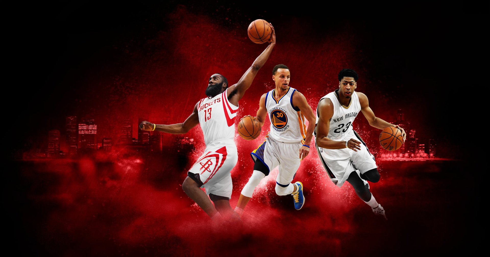 Dynamic NBA Players HD Wallpaper - Basketball Action