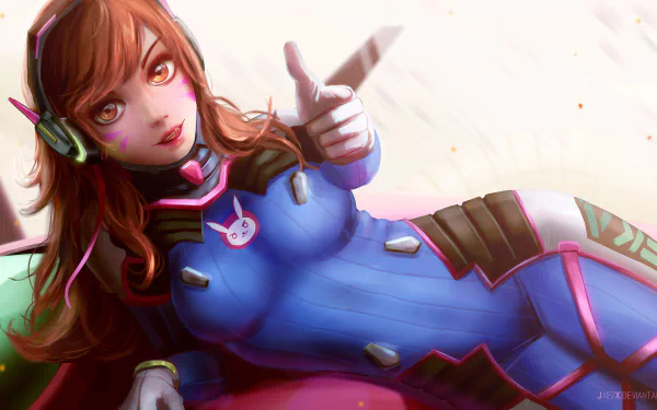 D.Va (Overwatch) video game Overwatch HD Desktop Wallpaper | Background Image