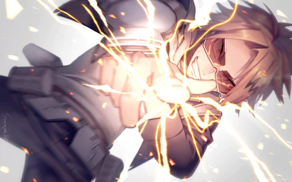 Denki Kaminari Anime My Hero Academia HD Desktop Wallpaper | Background Image