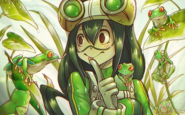 Anime My Hero Academia Tsuyu Asui HD Wallpaper | Background Image