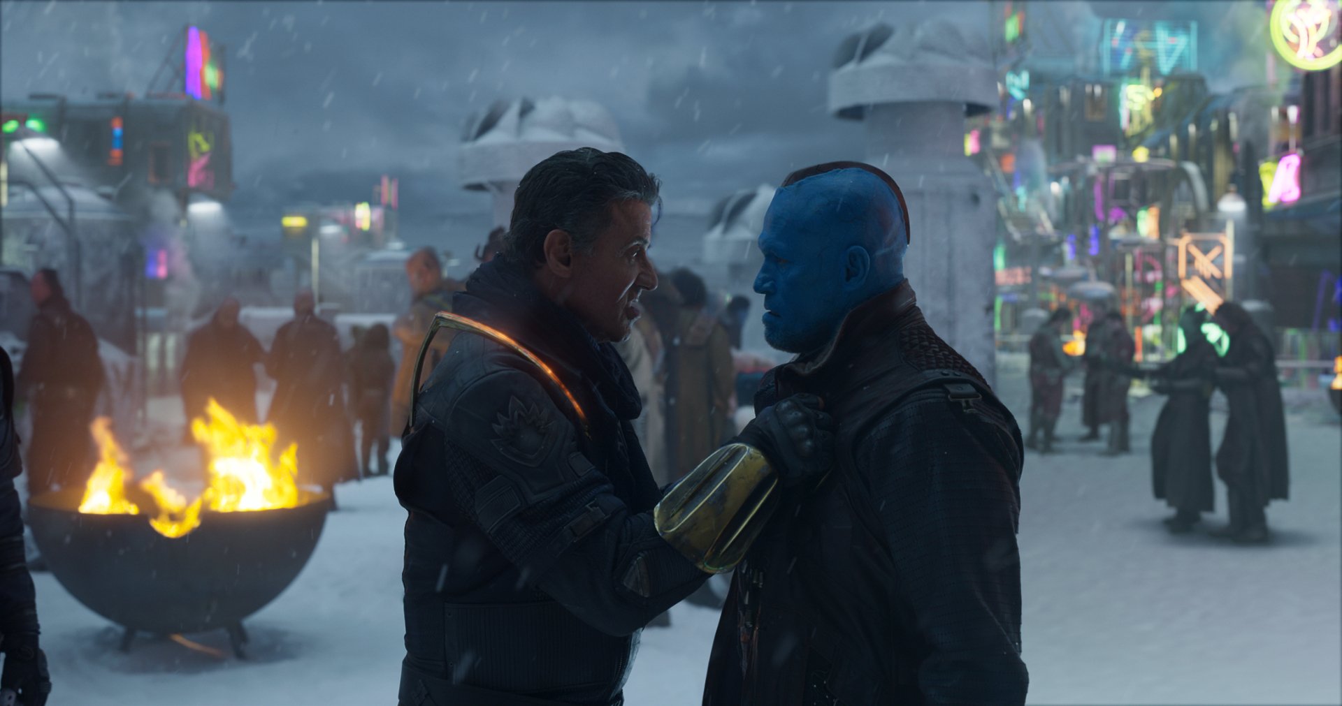 Download Yondu Udonta Michael Rooker Sylvester Stallone Movie Guardians Of The Galaxy Vol. 2 HD Wallpaper