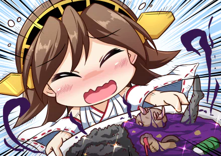 Hiei (Kancolle) Anime Kantai Collection HD Desktop Wallpaper | Background Image