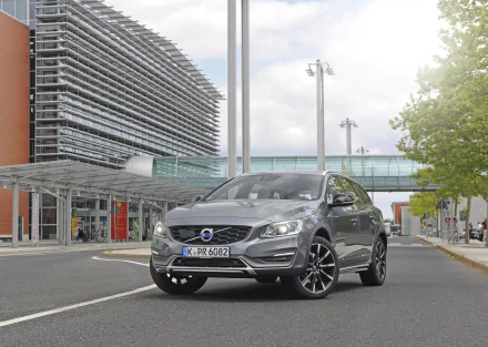 silver car car Volvo vehicle Volvo V60 HD Desktop Wallpaper | Background Image