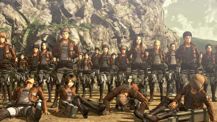 Attack on Titan video game Attack on Titan: Wings of Freedom HD Desktop Wallpaper | Background Image