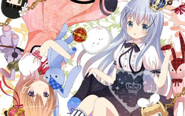 Anime Is the Order a Rabbit? Chino Kafū Kokoa Hoto HD Wallpaper | Background Image