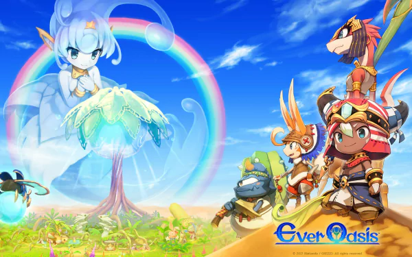 video game Ever Oasis HD Desktop Wallpaper | Background Image