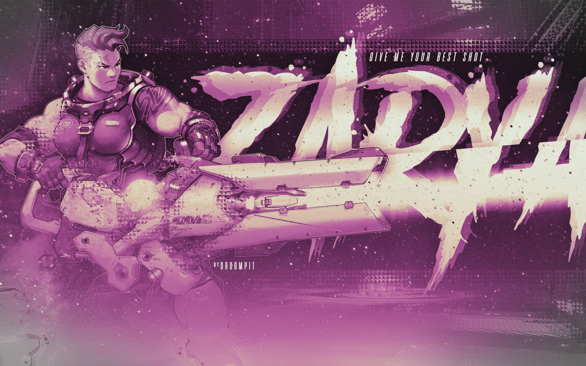 Download Zarya (Overwatch) Video Game Overwatch HD Wallpaper