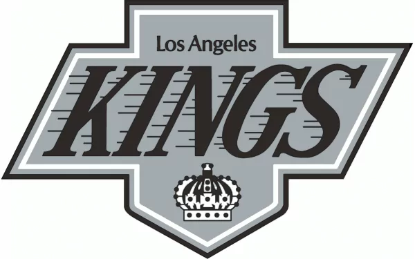 HD PC desktop wallpaper featuring the Los Angeles Kings sports team logo in gray and black tones.