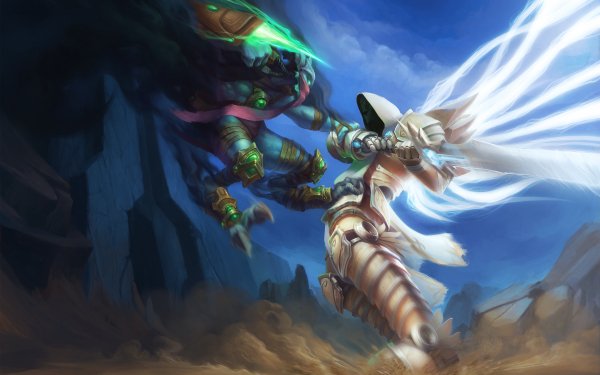 Video Game Heroes of the Storm Tyrael Zeratul HD Wallpaper | Background Image