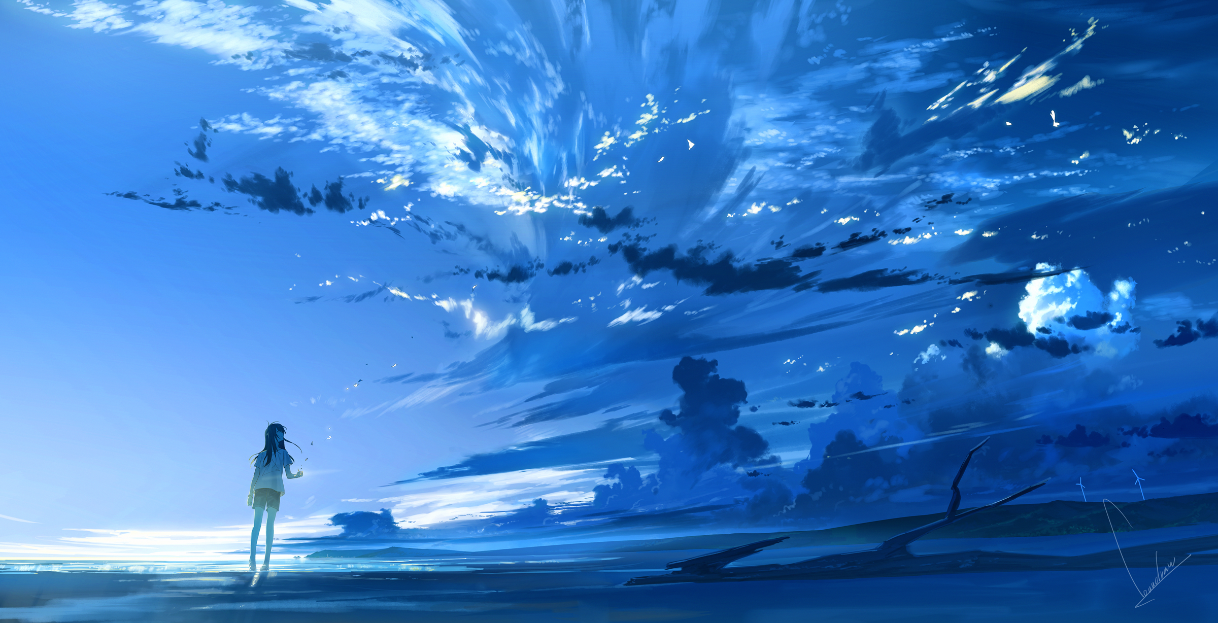 Anime Original Hd Wallpaper By Loundraw