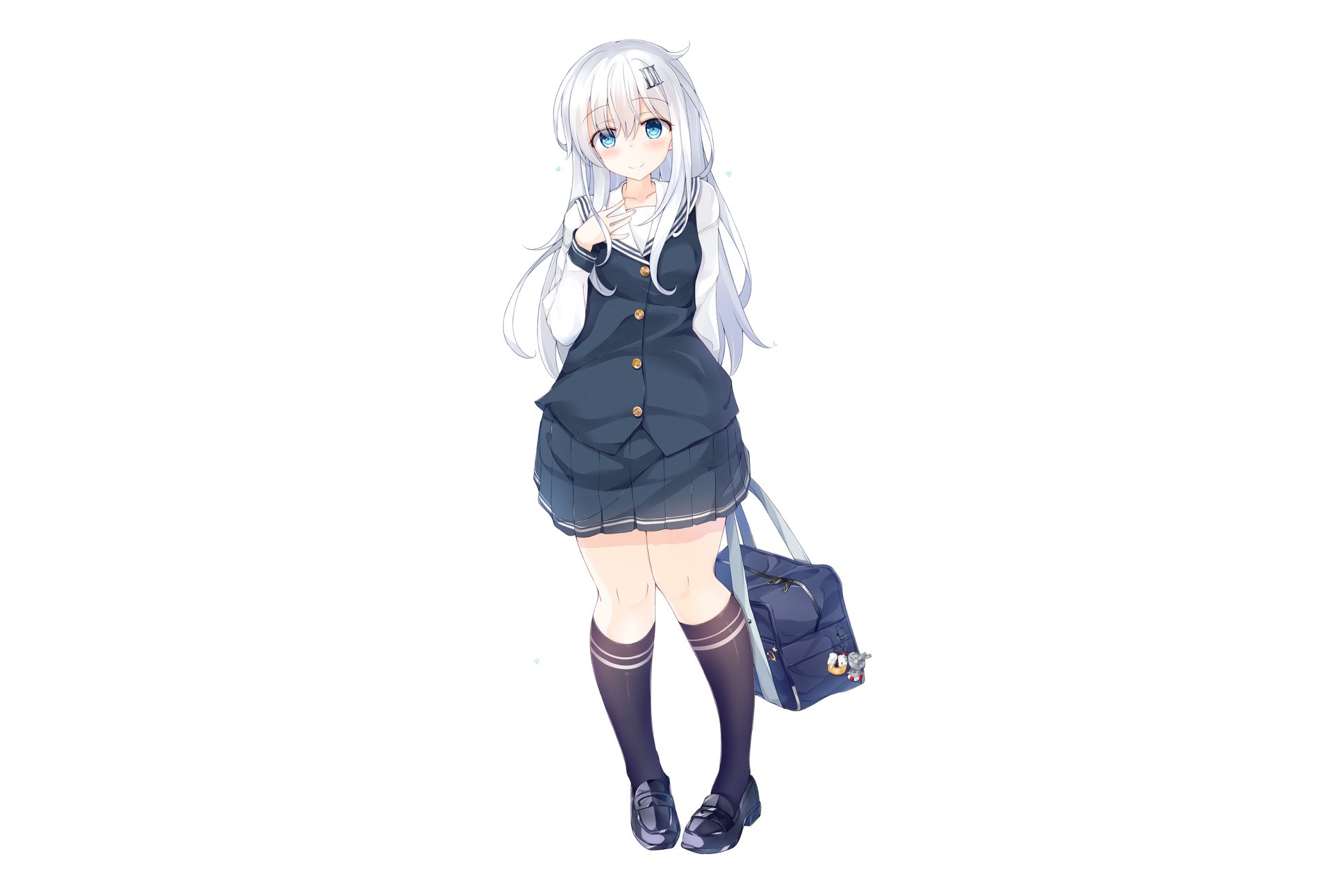 Download Hibiki (Kancolle) Anime Kantai Collection HD Wallpaper by にるあぬ