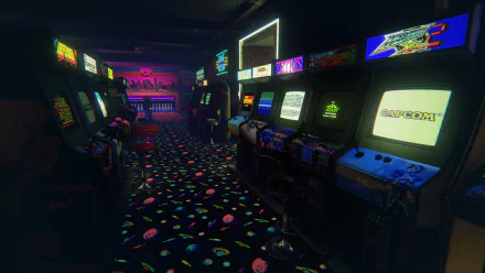 video game arcade HD Desktop Wallpaper | Background Image