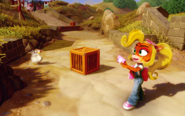 Coco Bandicoot video game Crash Bandicoot N. Sane Trilogy HD Desktop Wallpaper | Background Image