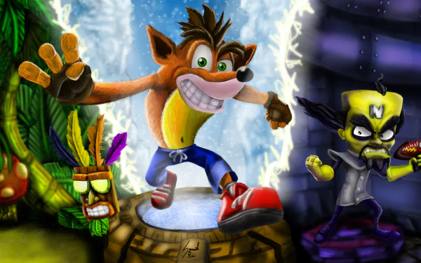  Crash Bandicoot N. Sane Trilogy Artwork by Samuele Ricci