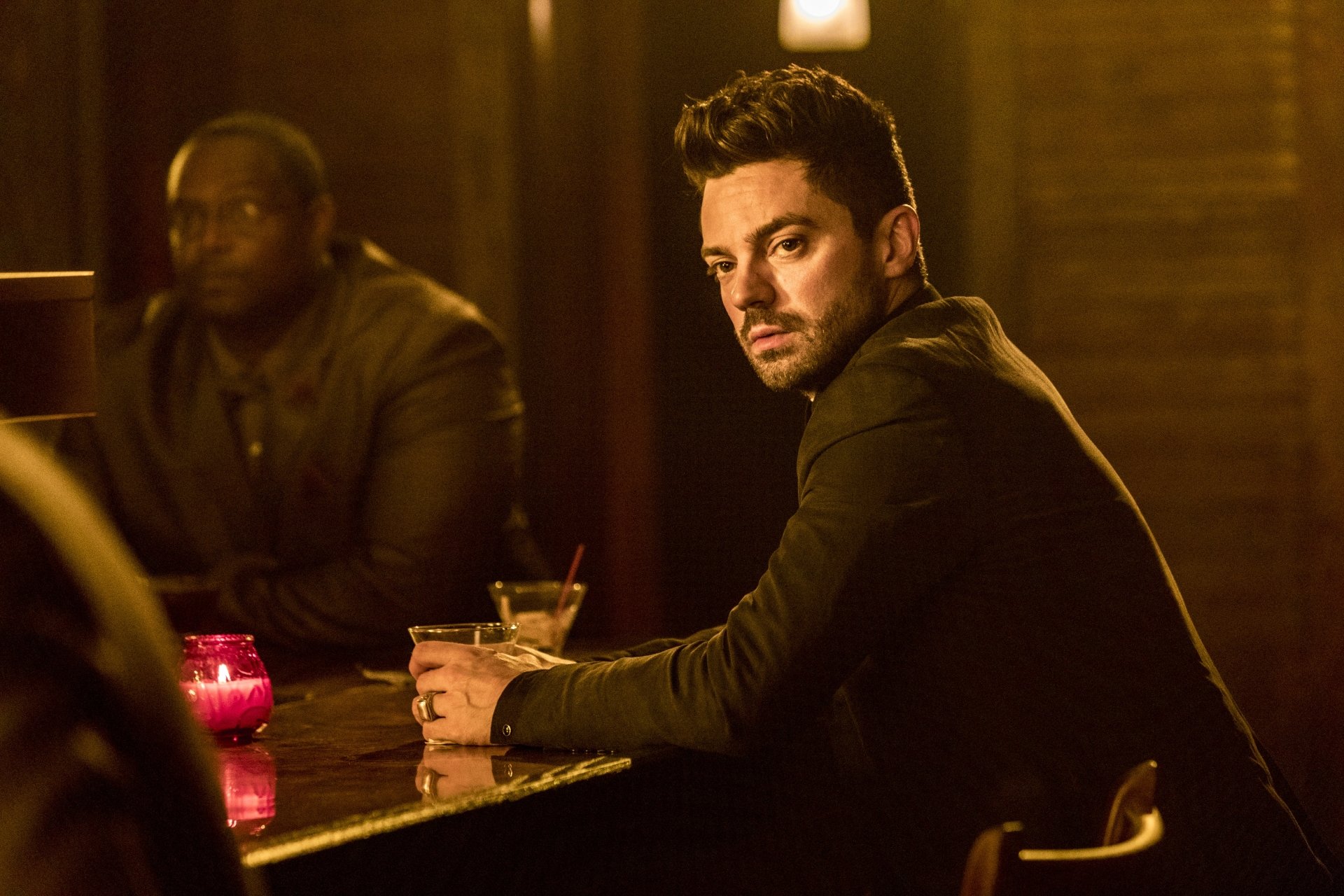 Download Jesse Custer Dominic Cooper TV Show Preacher 4k Ultra HD Wallpaper
