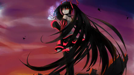 Zatsune Miku Anime Vocaloid HD Desktop Wallpaper | Background Image