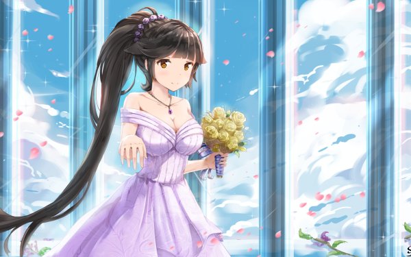 Anime Azur Lane Takao Bilan Hangxian HD Wallpaper | Background Image