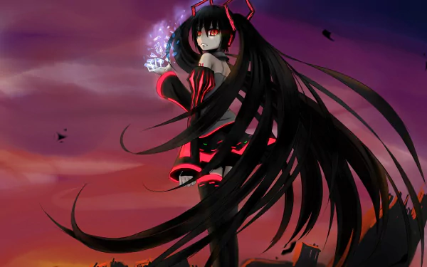 Zatsune Miku Anime Vocaloid HD Desktop Wallpaper | Background Image