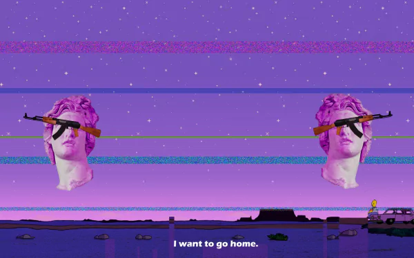 artistic vaporwave HD Desktop Wallpaper | Background Image