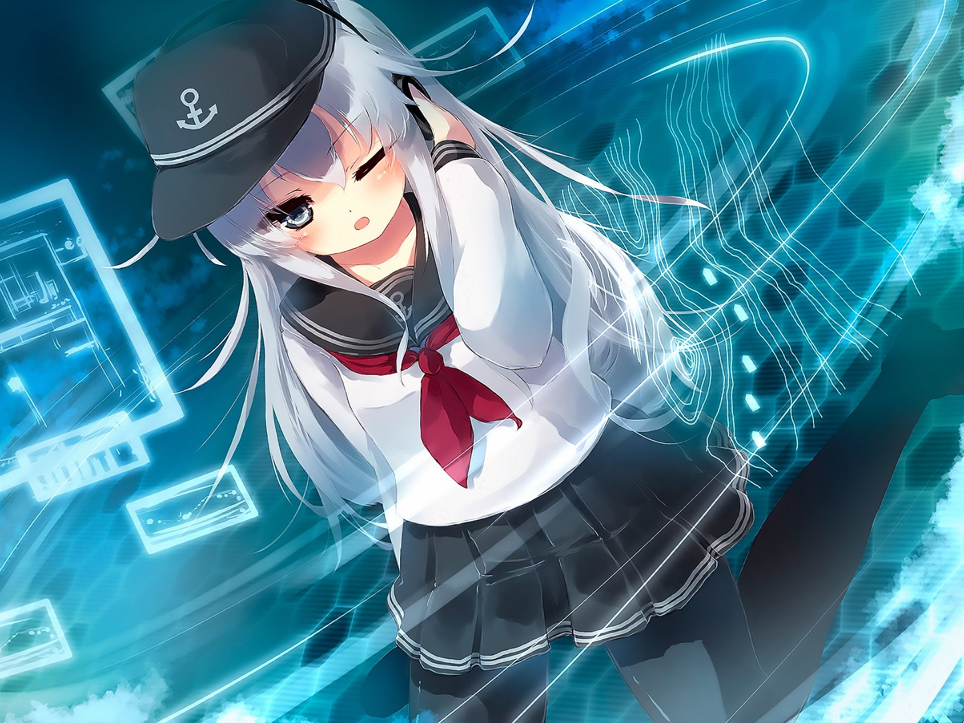 Download Hibiki (Kancolle) Anime Kantai Collection HD Wallpaper by 玄月ちひろ