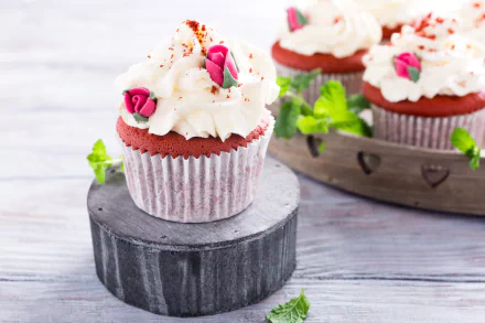 cream sweets food cupcake HD Desktop Wallpaper | Background Image